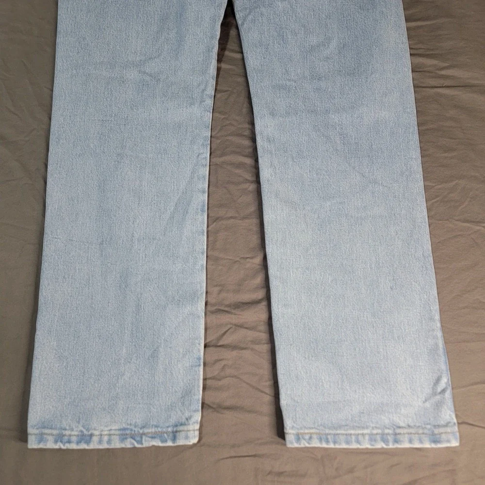Wrangler Jeans Mens 36x32 Blue Denim 936 Cowboy Cut Orginal Fit 13MWZ Light Wash